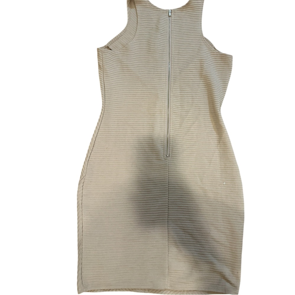 Charlotte Russe Tan Ribbed Dress